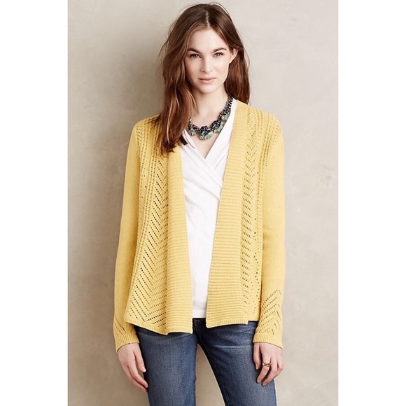 Anthropologie Sweaters - Anthro Rosie Neira Nansen Pointelle Cardigan